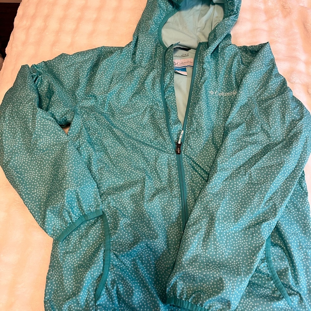 Columbia Aqua Patterned Jacket